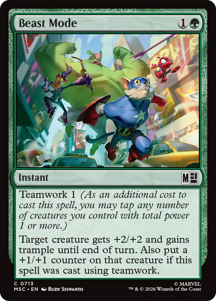Beast Mode [Marvel Super Heroes Commander] | L.A. Mood Comics and Games