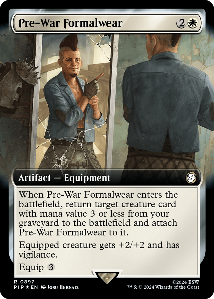 Pre-War Formalwear (Extended Art) (Surge Foil) [Fallout] | L.A. Mood Comics and Games