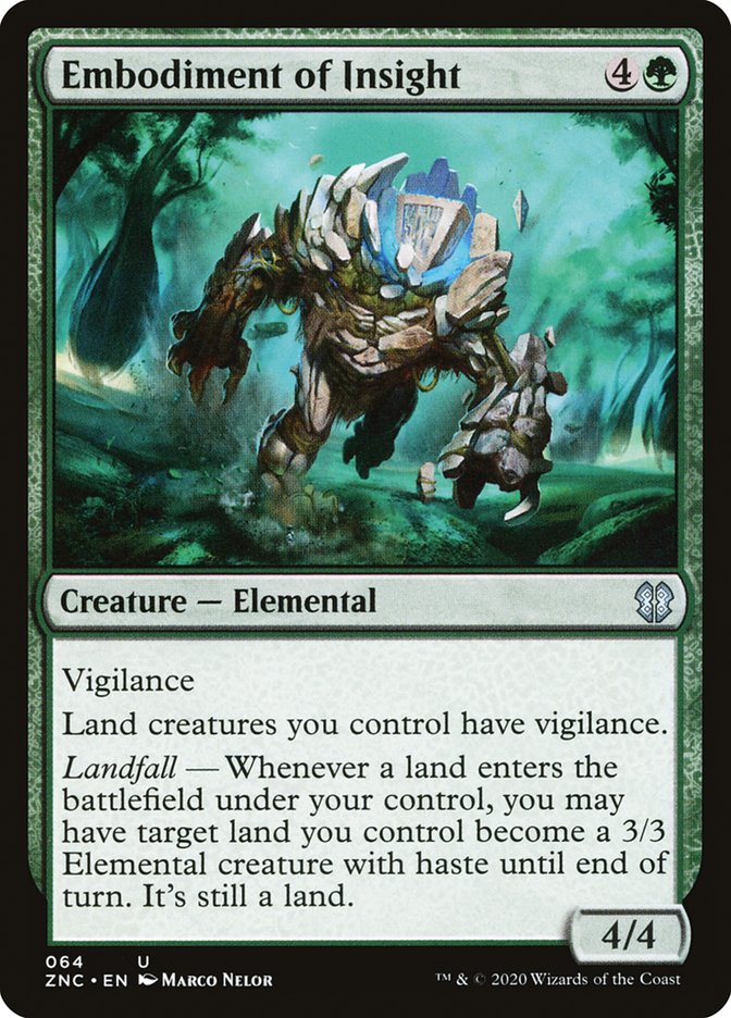 Embodiment of Insight [Zendikar Rising Commander] | L.A. Mood Comics and Games