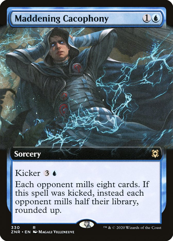 Maddening Cacophony (Extended Art) [Zendikar Rising] | L.A. Mood Comics and Games