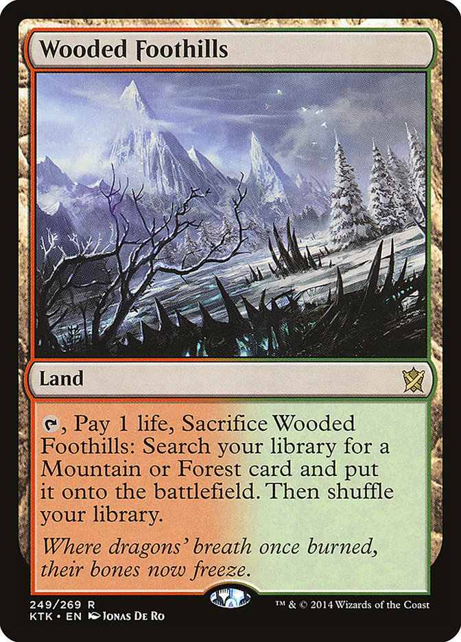 Wooded Foothills [Khans of Tarkir] | L.A. Mood Comics and Games