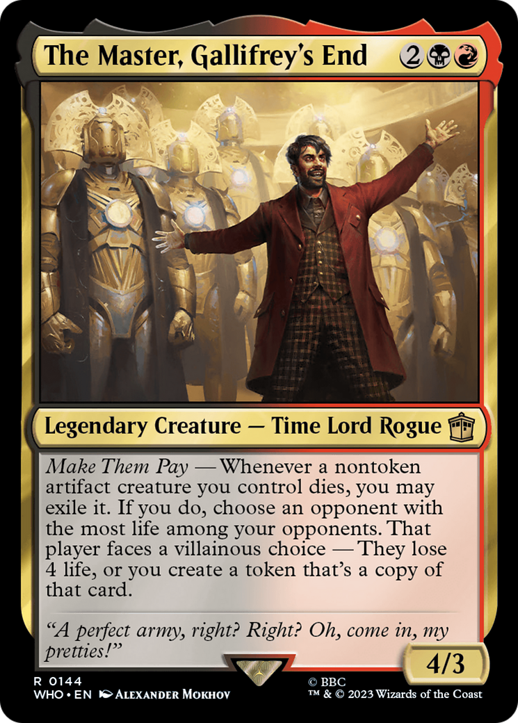 The Master, Gallifrey's End [Doctor Who] | L.A. Mood Comics and Games