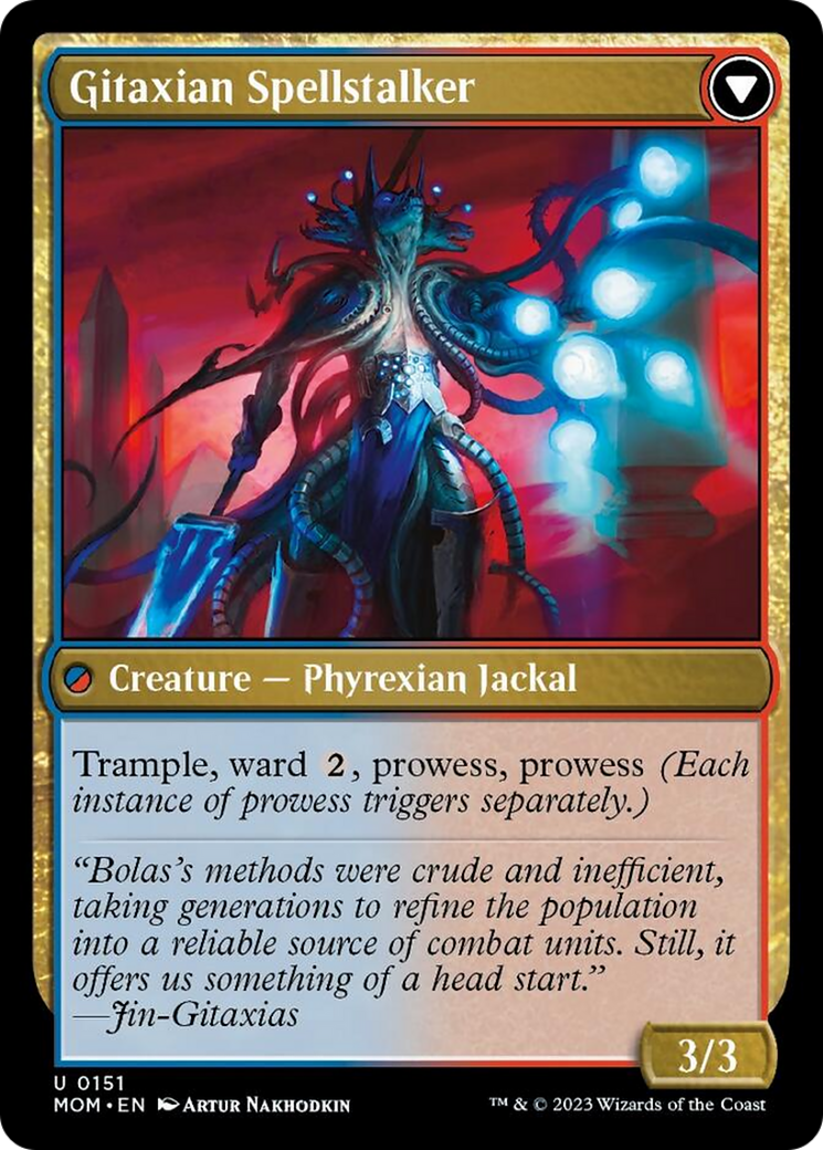 Khenra Spellspear // Gitaxian Spellstalker [March of the Machine] | L.A. Mood Comics and Games