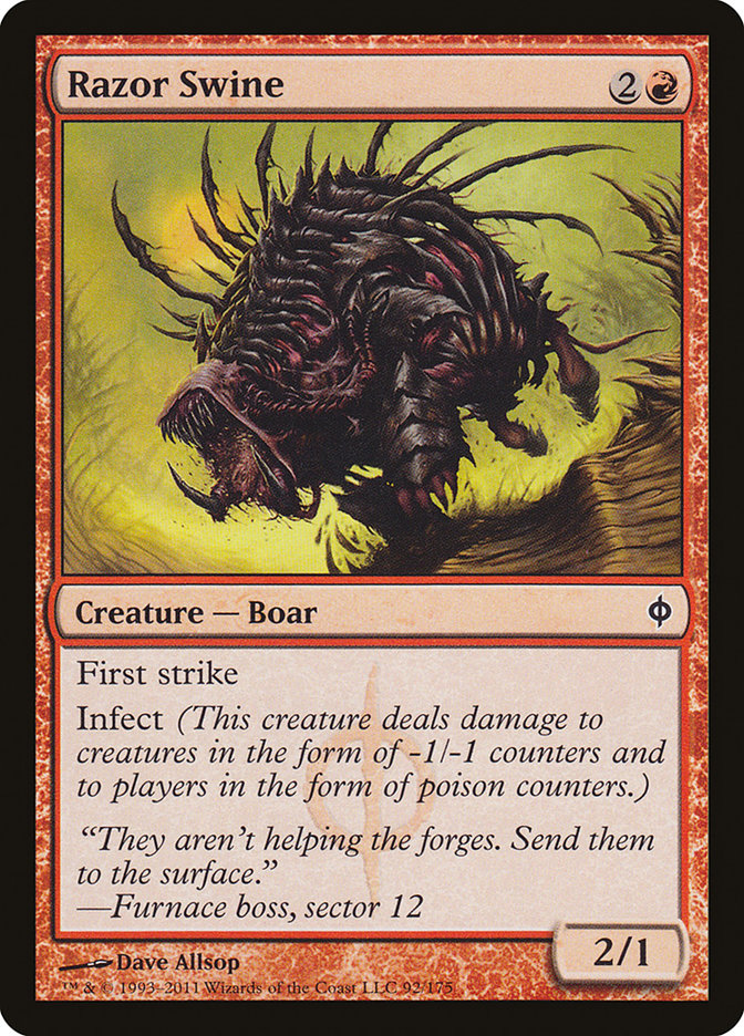Razor Swine [New Phyrexia] | L.A. Mood Comics and Games