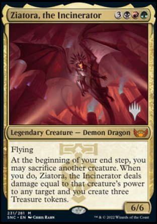 Ziatora, the Incinerator (Promo Pack) [Streets of New Capenna Promos] | L.A. Mood Comics and Games