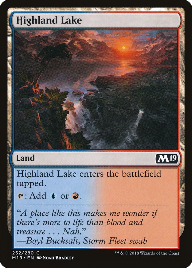 Highland Lake [Core Set 2019] | L.A. Mood Comics and Games