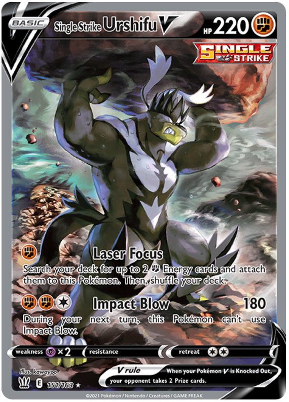Single Strike Urshifu V (151/163) [Sword & Shield: Battle Styles] | L.A. Mood Comics and Games