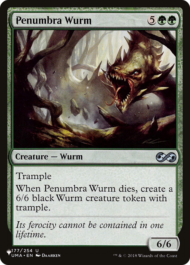 Penumbra Wurm [The List] | L.A. Mood Comics and Games