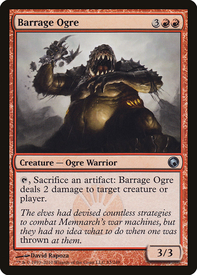 Barrage Ogre [Scars of Mirrodin] | L.A. Mood Comics and Games