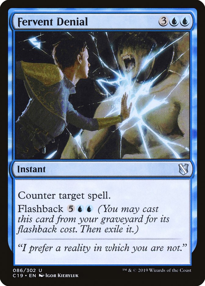 Fervent Denial [Commander 2019] | L.A. Mood Comics and Games