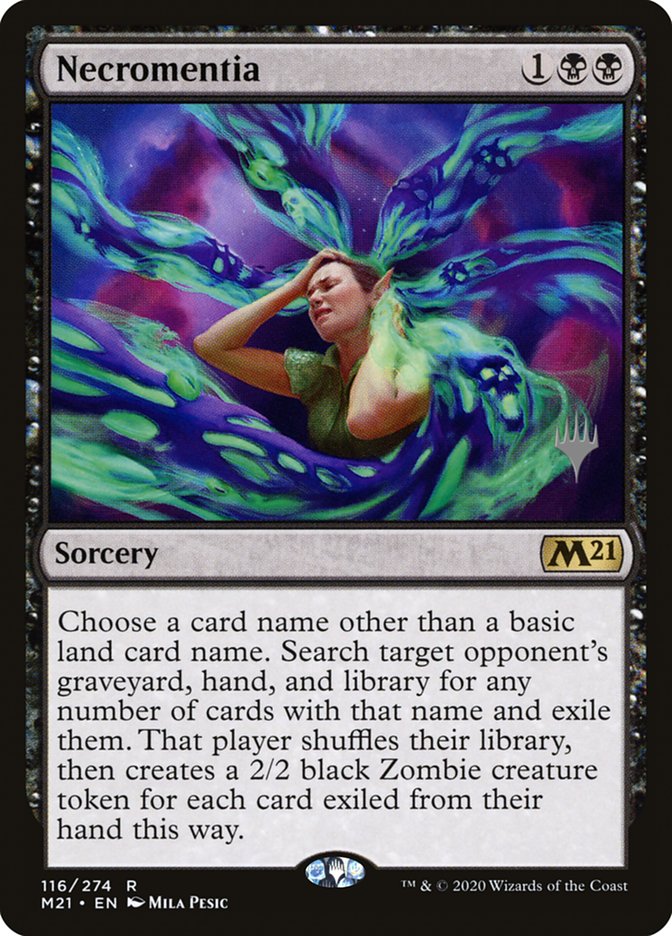 Necromentia (Promo Pack) [Core Set 2021 Promos] | L.A. Mood Comics and Games