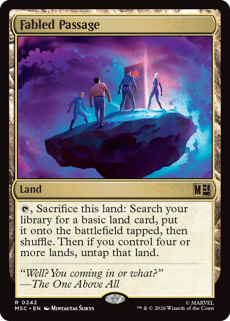 Fabled Passage (Surge Foil) [Marvel Super Heroes Commander] | L.A. Mood Comics and Games