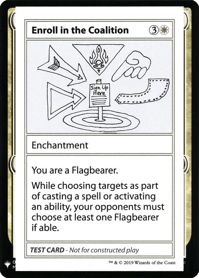 Enroll in the Coalition [Mystery Booster Playtest Cards] | L.A. Mood Comics and Games