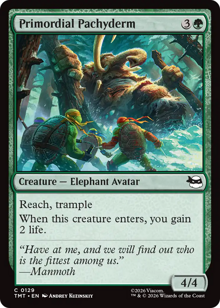 Primordial Pachyderm [Teenage Mutant Ninja Turtles] | L.A. Mood Comics and Games