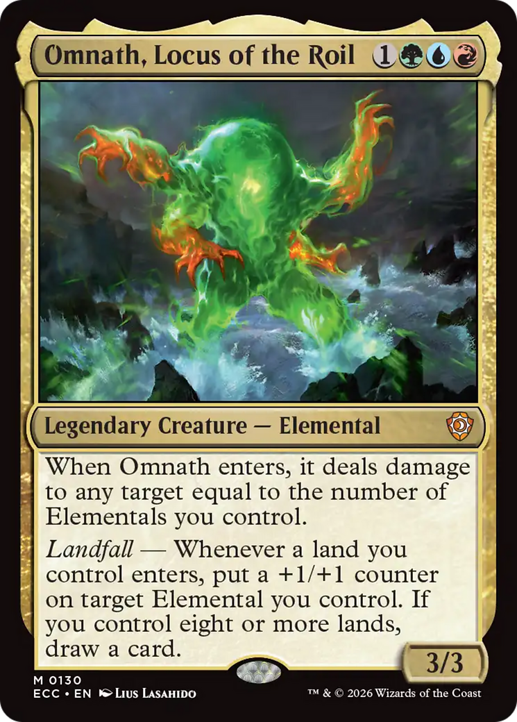 Omnath, Locus of the Roil [Lorwyn Eclipsed Commander] | L.A. Mood Comics and Games