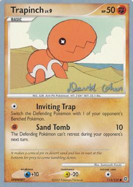 Trapinch LV.9 (115/132) (Stallgon - David Cohen) [World Championships 2009] | L.A. Mood Comics and Games