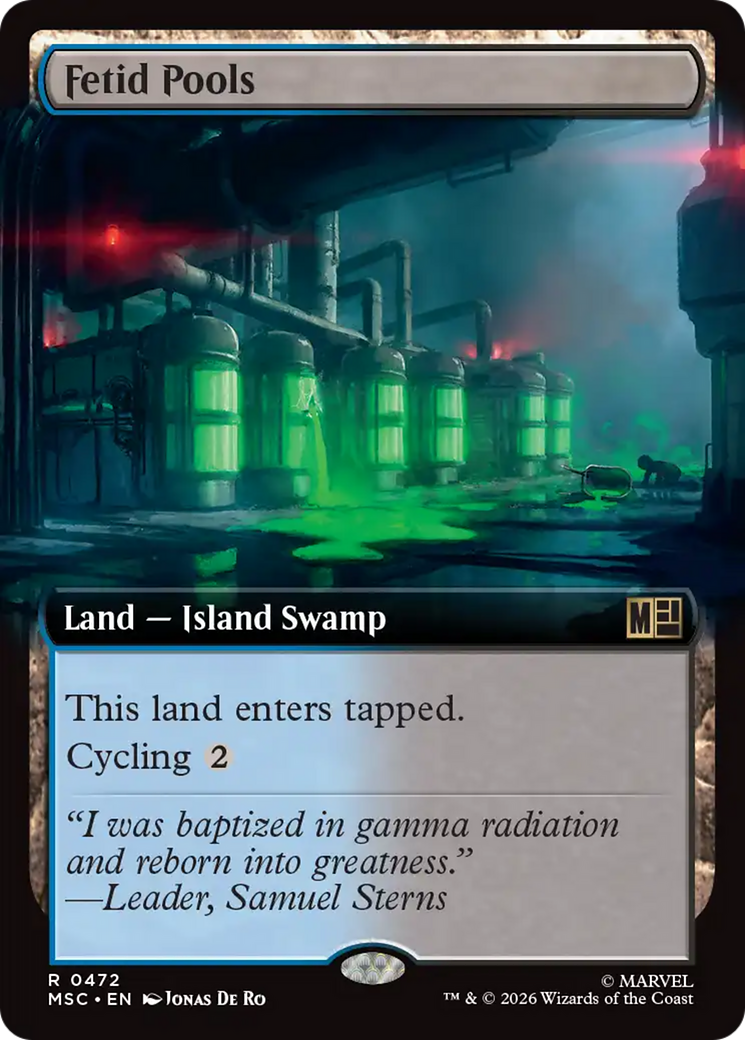 Fetid Pools (Extended Art) [Marvel Super Heroes Commander] | L.A. Mood Comics and Games