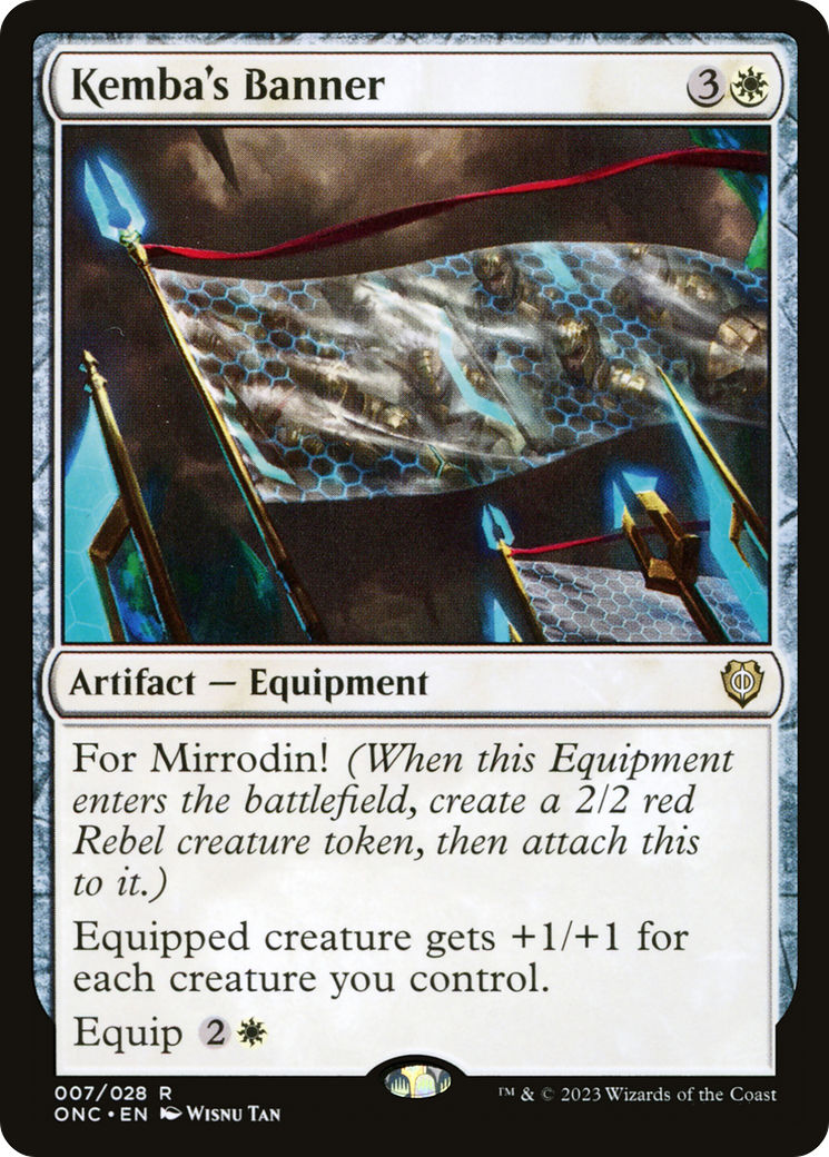 Kemba's Banner [Phyrexia: All Will Be One Commander] | L.A. Mood Comics and Games