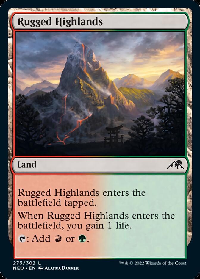 Rugged Highlands [Kamigawa: Neon Dynasty] | L.A. Mood Comics and Games