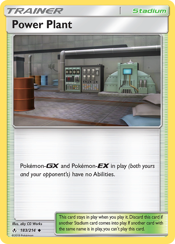 Power Plant (183/214) [Sun & Moon: Unbroken Bonds] | L.A. Mood Comics and Games