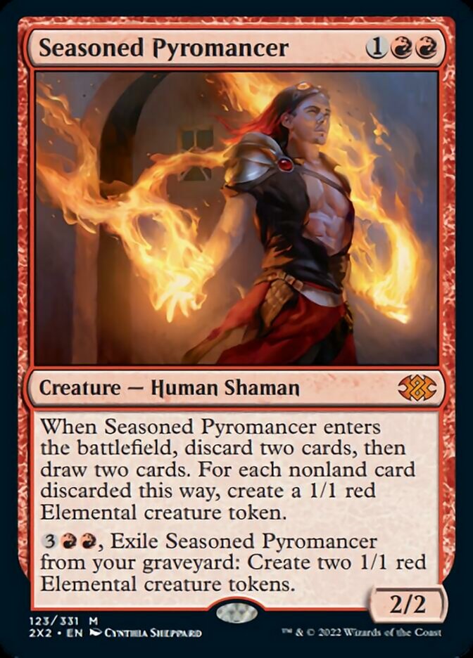 Seasoned Pyromancer [Double Masters 2022] | L.A. Mood Comics and Games