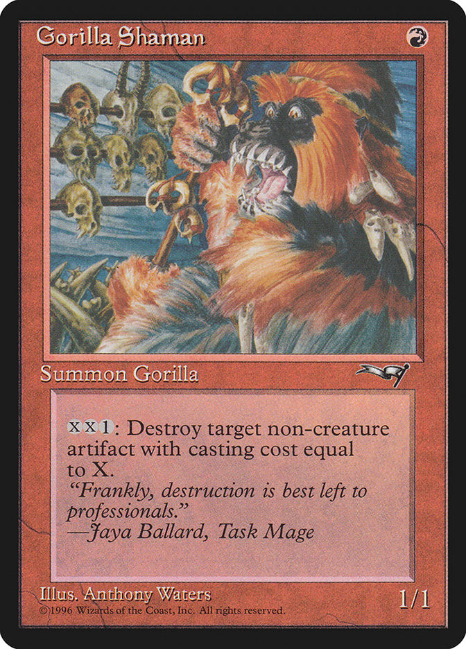 Gorilla Shaman (Skulls in Background) [Alliances] | L.A. Mood Comics and Games