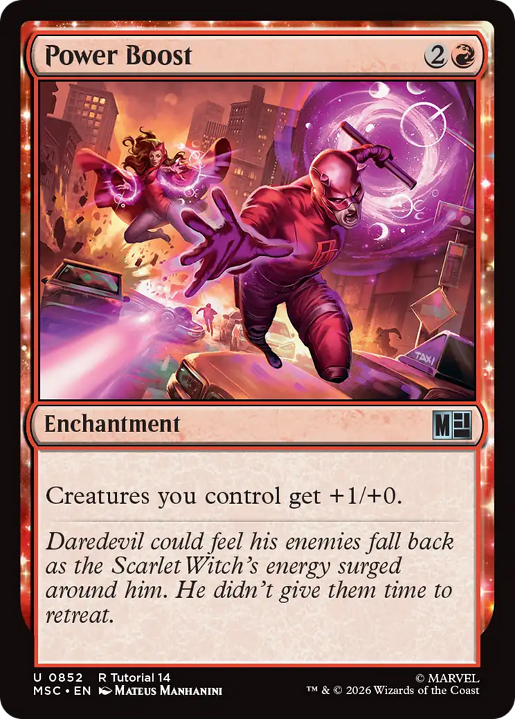 Power Boost (0852) [Marvel Super Heroes Commander] | L.A. Mood Comics and Games