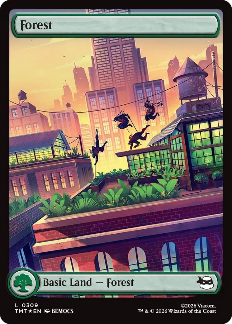 Forest (0309) (Surge Foil) [Teenage Mutant Ninja Turtles] | L.A. Mood Comics and Games
