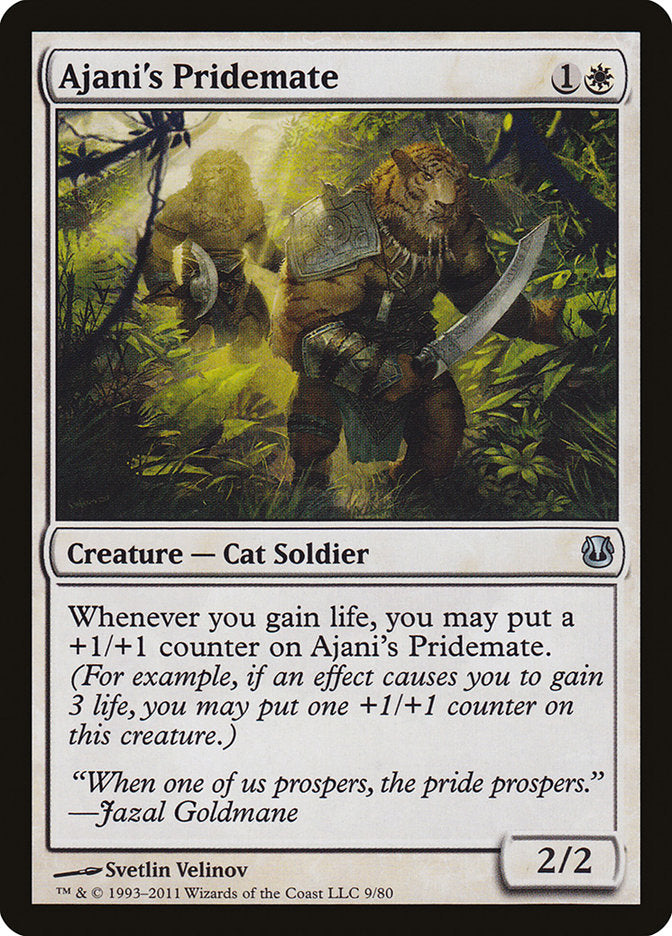 Ajani's Pridemate [Duel Decks: Ajani vs. Nicol Bolas] | L.A. Mood Comics and Games