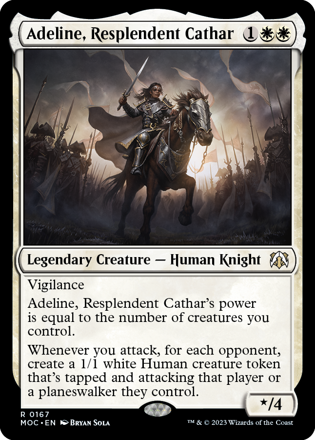 Adeline, Resplendent Cathar [March of the Machine Commander] | L.A. Mood Comics and Games