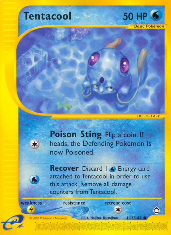 Tentacool (113/147) [Aquapolis] | L.A. Mood Comics and Games