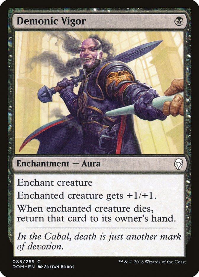 Demonic Vigor [Dominaria] | L.A. Mood Comics and Games