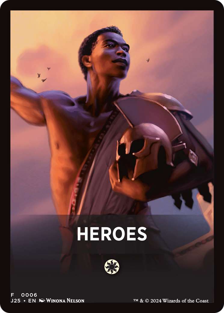 Heroes Theme Card [Foundations Jumpstart Front Cards] | L.A. Mood Comics and Games