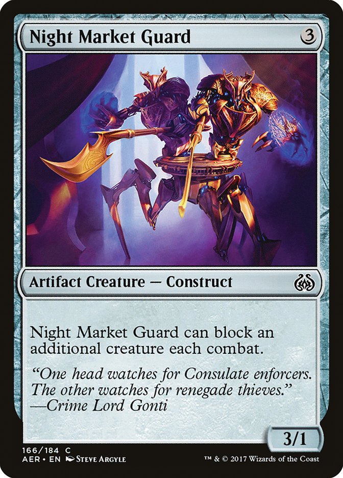 Night Market Guard [Aether Revolt] | L.A. Mood Comics and Games