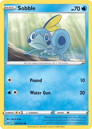 Sobble (055/202) (Premium Collection) [Sword & Shield: Base Set] | L.A. Mood Comics and Games