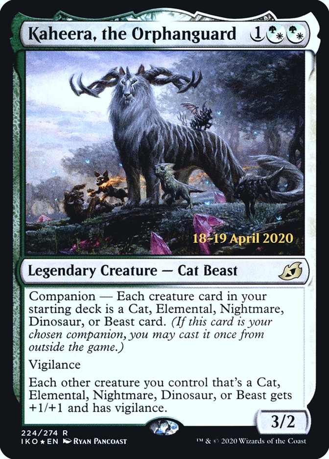 Kaheera, the Orphanguard [Ikoria: Lair of Behemoths Prerelease Promos] | L.A. Mood Comics and Games