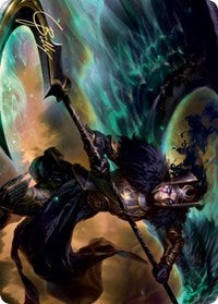 Vengeful Reaper Art Card (Gold-Stamped Signature) [Kaldheim Art Series] | L.A. Mood Comics and Games