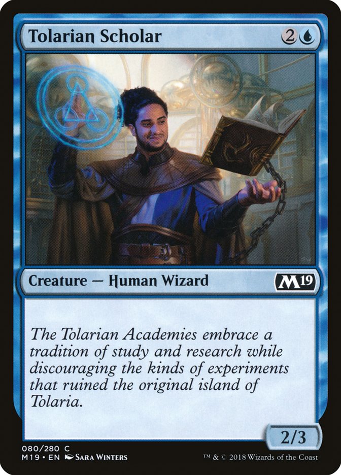 Tolarian Scholar [Core Set 2019] | L.A. Mood Comics and Games