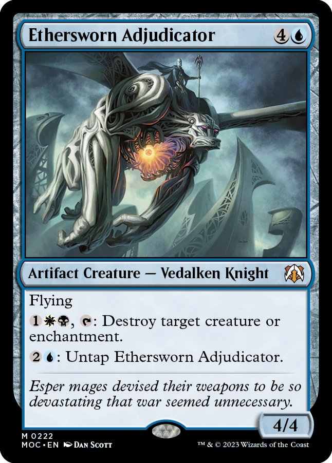 Ethersworn Adjudicator [March of the Machine Commander] | L.A. Mood Comics and Games