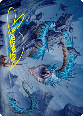Biolume Serpent Art Card (Gold-Stamped Signature) [Innistrad: Crimson Vow Art Series] | L.A. Mood Comics and Games