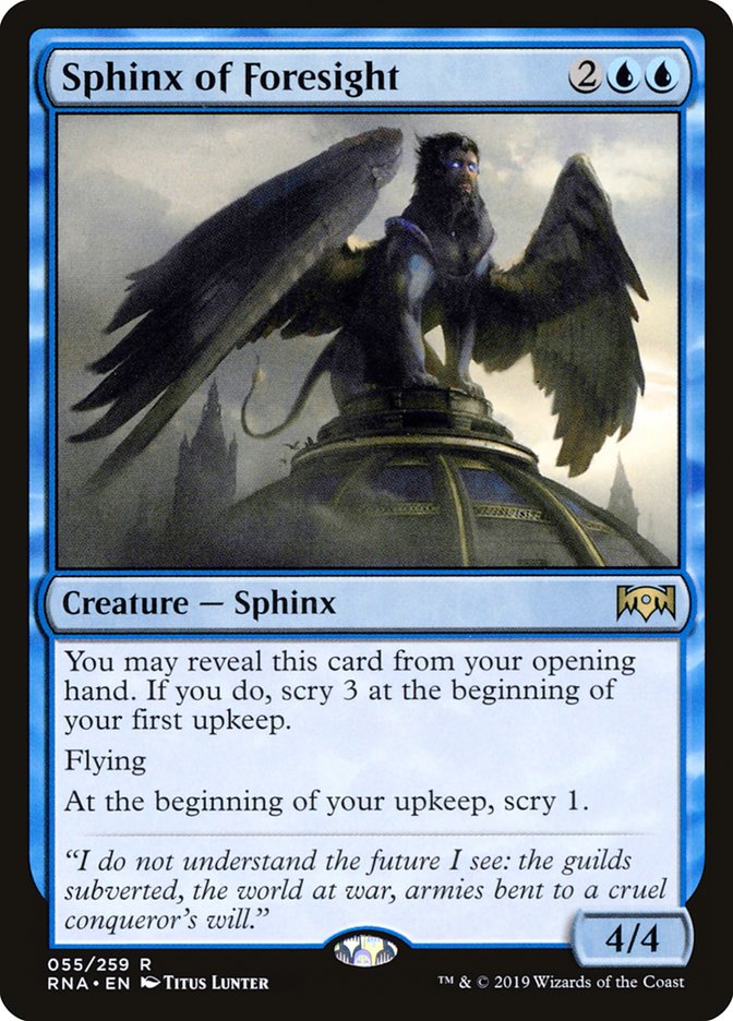 Sphinx of Foresight [Ravnica Allegiance] | L.A. Mood Comics and Games
