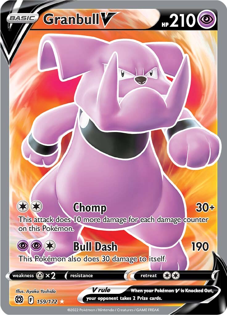 Granbull V (159/172) [Sword & Shield: Brilliant Stars] | L.A. Mood Comics and Games