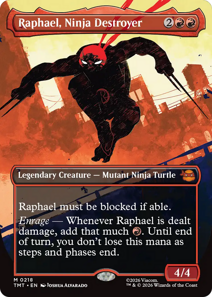 Raphael, Ninja Destroyer (Borderless) [Teenage Mutant Ninja Turtles] | L.A. Mood Comics and Games