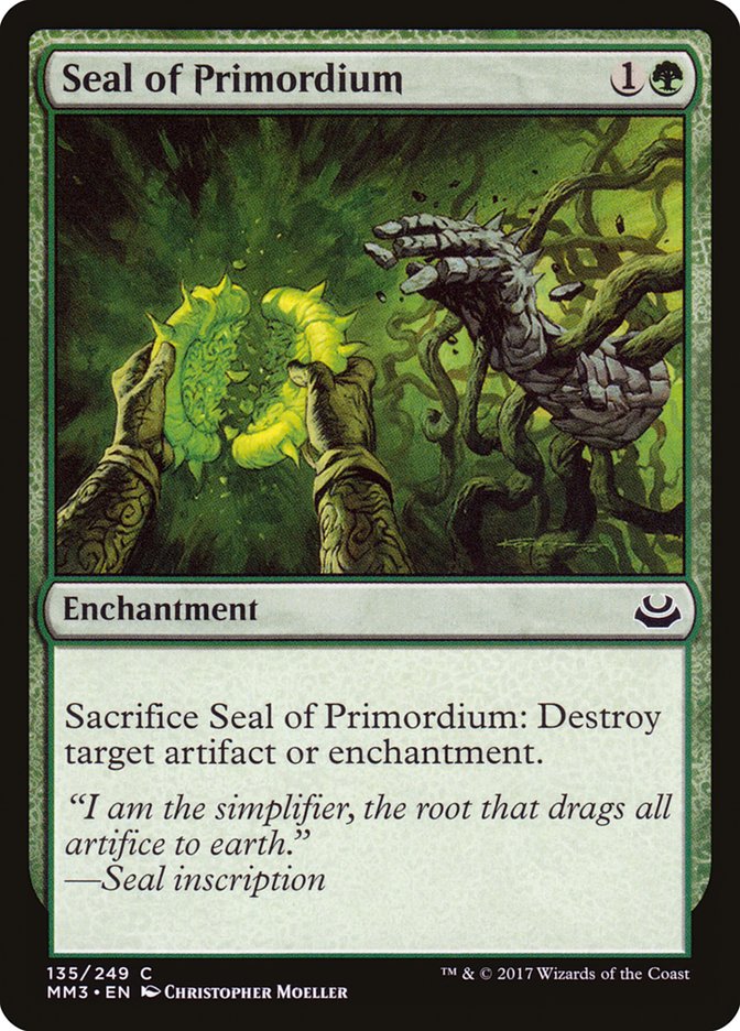 Seal of Primordium [Modern Masters 2017] | L.A. Mood Comics and Games