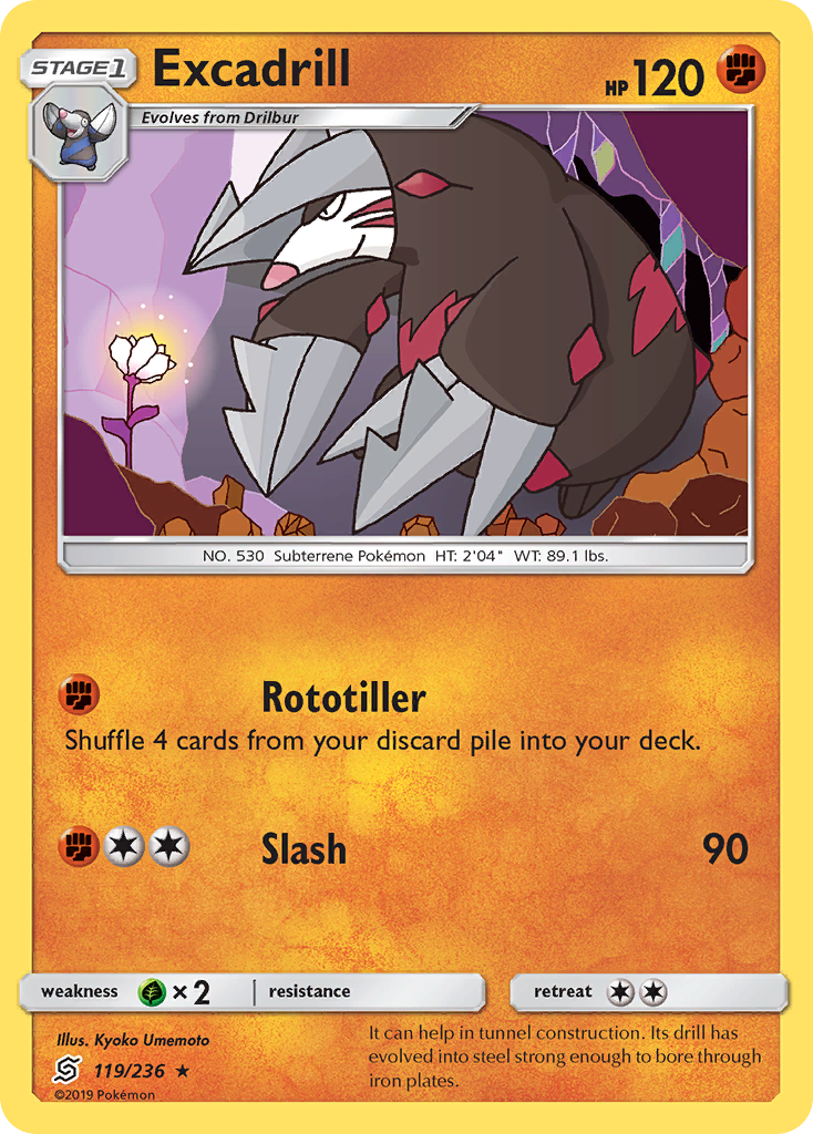 Excadrill (119/236) [Sun & Moon: Unified Minds] | L.A. Mood Comics and Games