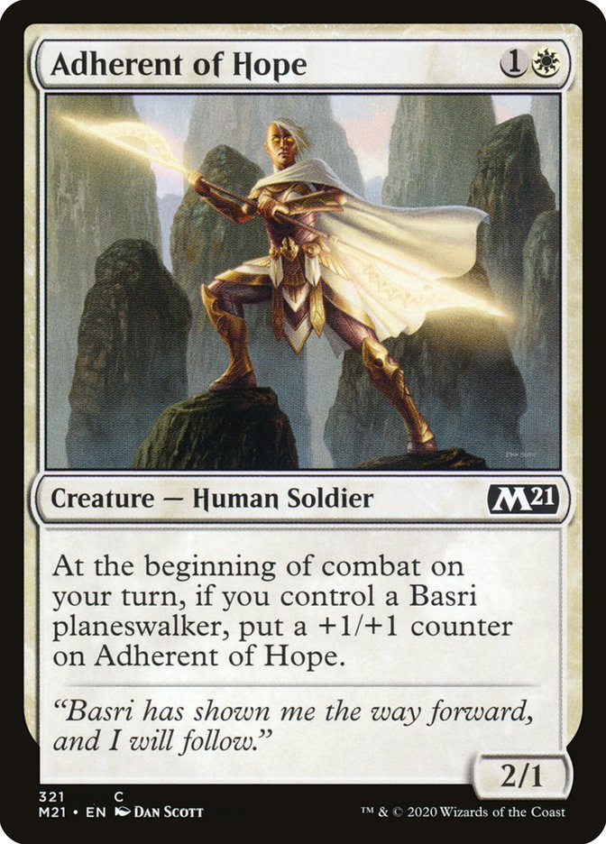 Adherent of Hope [Core Set 2021] | L.A. Mood Comics and Games