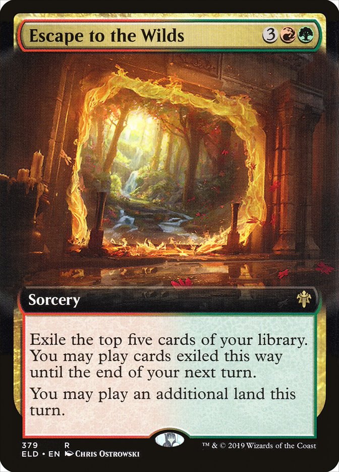 Escape to the Wilds (Extended Art) [Throne of Eldraine] | L.A. Mood Comics and Games