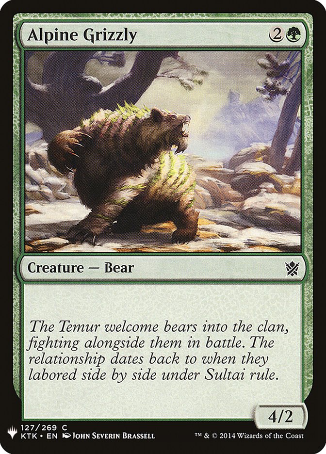 Alpine Grizzly [Mystery Booster] | L.A. Mood Comics and Games