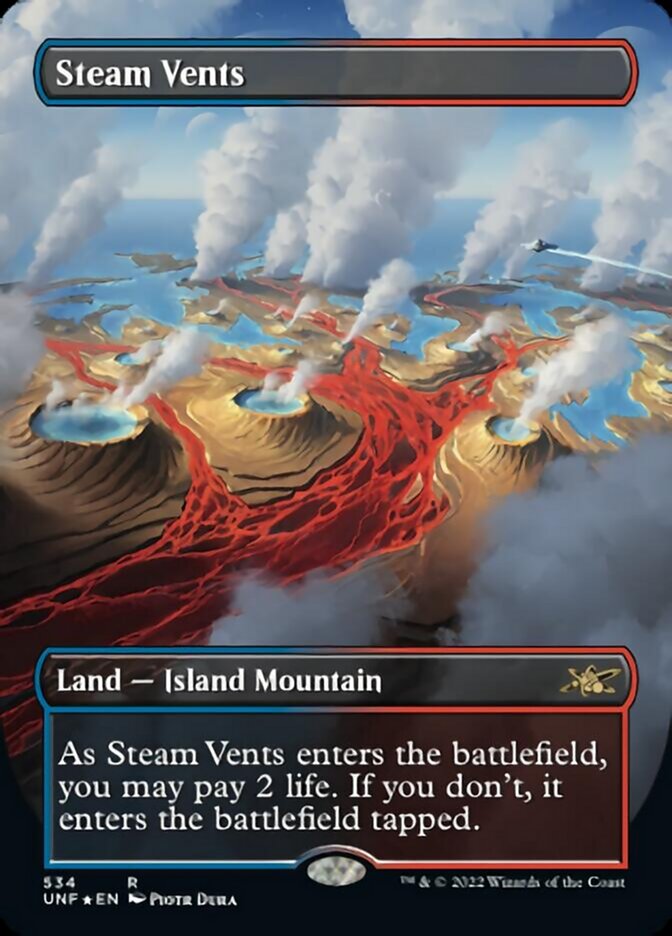 Steam Vents (Borderless) (Galaxy Foil) [Unfinity] | L.A. Mood Comics and Games