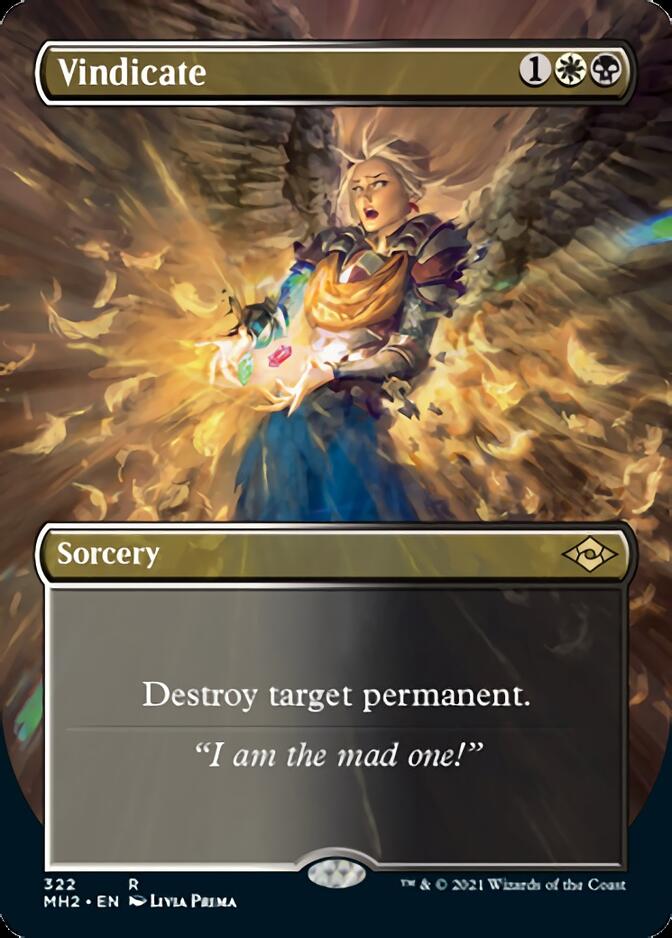 Vindicate (Borderless Alternate Art) [Modern Horizons 2] | L.A. Mood Comics and Games